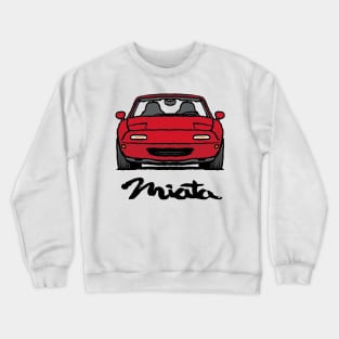 MX5 Miata NA Red Crewneck Sweatshirt